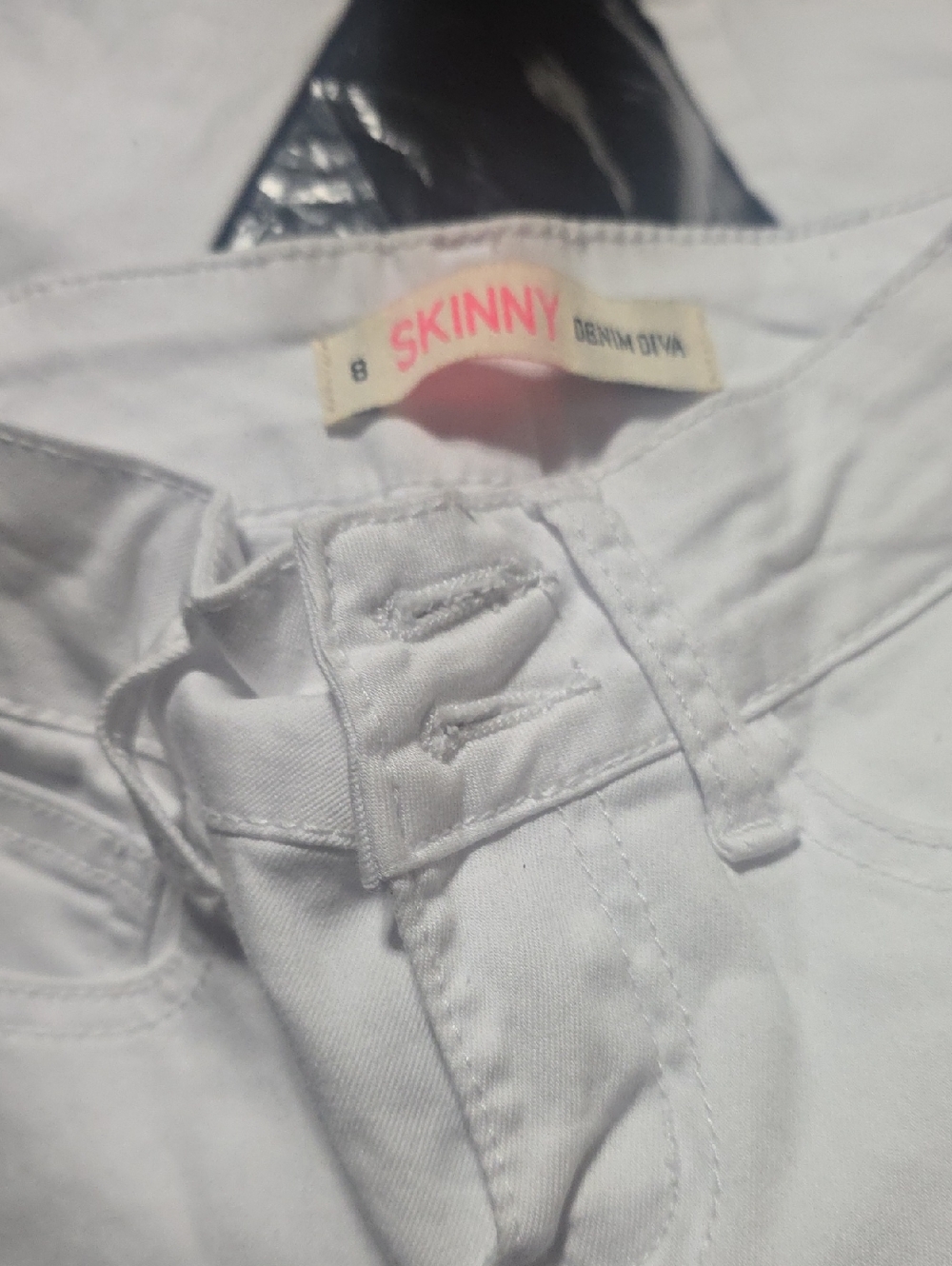 Skinny White Kids Jeans - Denim Diva